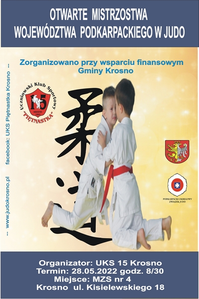 Mistrzostwa Wojewódzkiego Podkarpackiego w Judo 28.05.2022